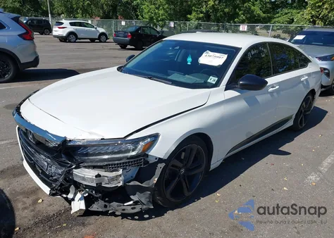 2021 Honda Accord Sport Special Edition z USA, uszkodzony, nr VIN 1HGCV1F4XMA071416